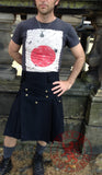 Mens' Snap Button Black Utility Kilt - Utility Kilts -  - Best In Scotland - 2